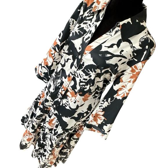 NWT Soft Surroundings Floral Moonglow Tiered Midi Dress Plus Size 18 - Picture 2 of 10